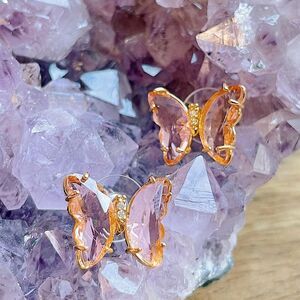 💗 PINK 💗 - Butterfly earrings 🦋